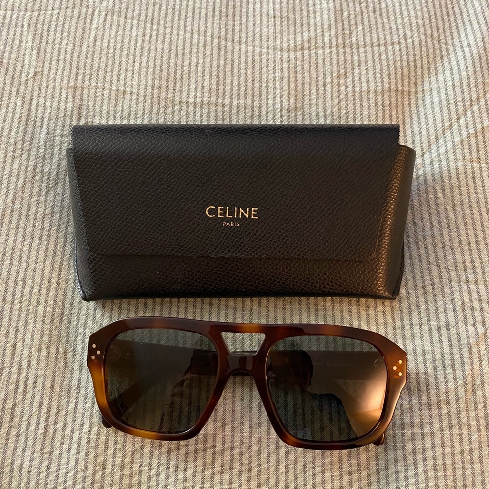 Celine Brown Sunglasses with Black Case